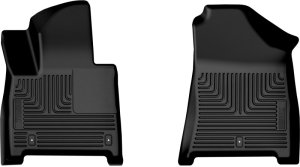 Mazda CX-90 Floor Mats - Front - Husky Liners - Weatherbeater - Black - 2024+